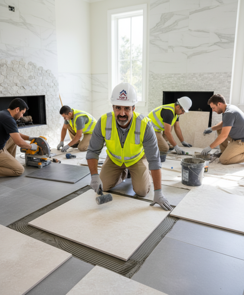 marble tile installation Bergen County NJ